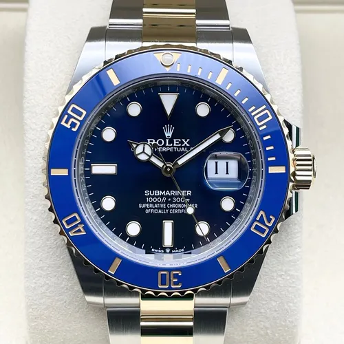 126613LB ロイヤルブルー ステンレススチール+イエローゴールド