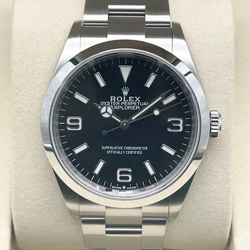 124270 ブラック ステンレススチール オイスターブレス