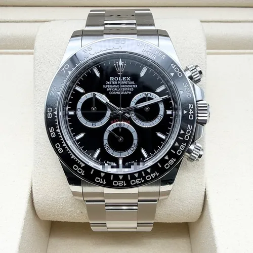 126500LN ブラック ステンレススチール オイスターブレス