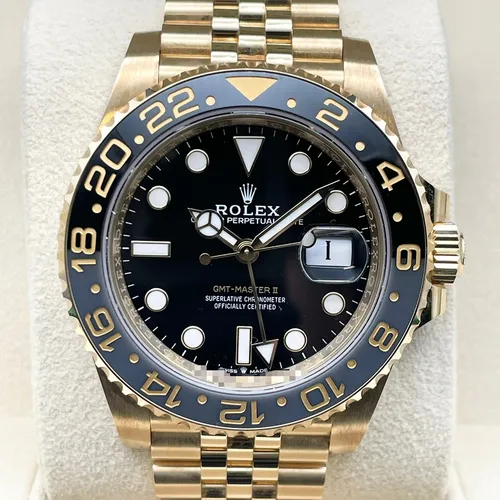 126718GRNR ブラック イエローゴールド ジュビリーブレス