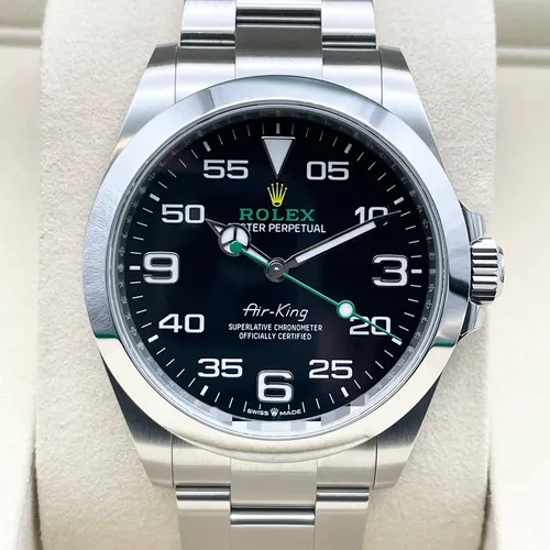 126900 ブラック ステンレススチール オイスターブレス