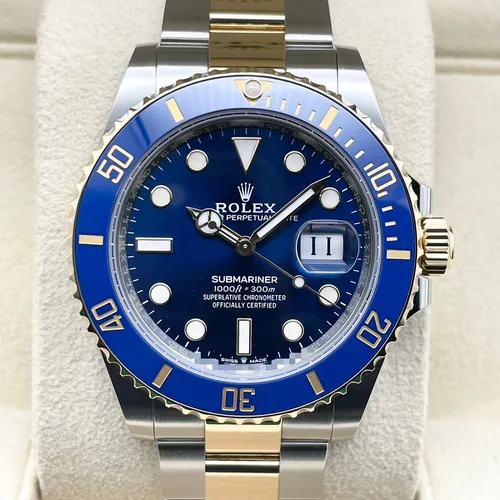 126613LB ロイヤルブルー ステンレススチール+イエローゴールド