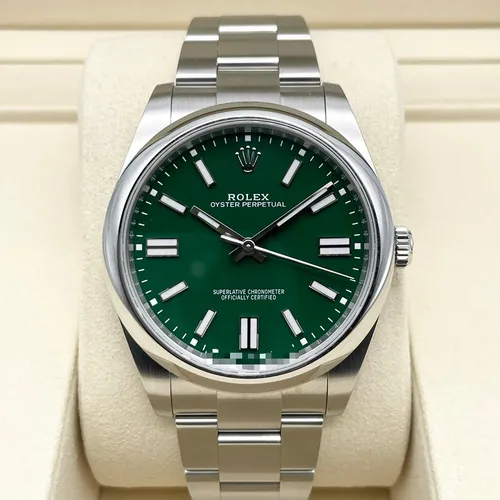 124300 グリーン ステンレススチール 41mm