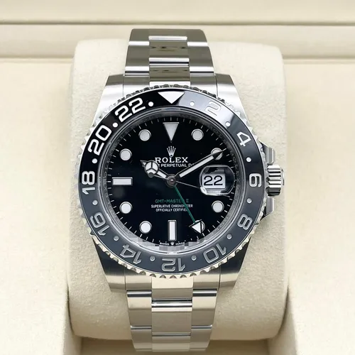 126710GRNR ブラック ステンレススチール オイスターブレス