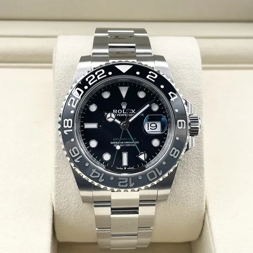 126710GRNR ブラック ステンレススチール オイスターブレス