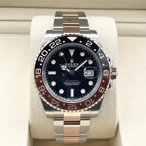 126711CHNR ブラック ステンレススチール+エバーローズゴールド	