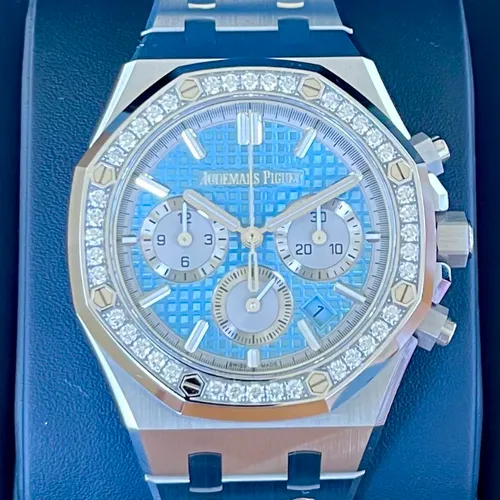 クロノグラフ 26715ST.ZZ.1356ST.01 ライトブルー ステンレススチール 38mm