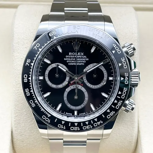 126500LN ブラック ステンレススチール オイスターブレス