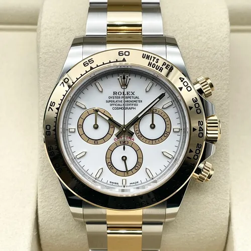 126503 ステンレススチール+イエローゴールド ホワイト