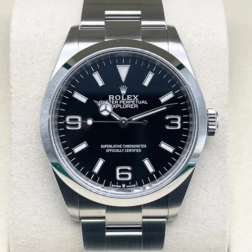 124270 ブラック ステンレススチール オイスターブレス