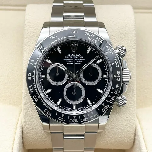 126500LN ブラック ステンレススチール オイスターブレス