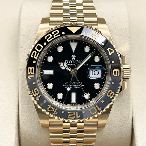 126718GRNR ブラック イエローゴールド ジュビリーブレス