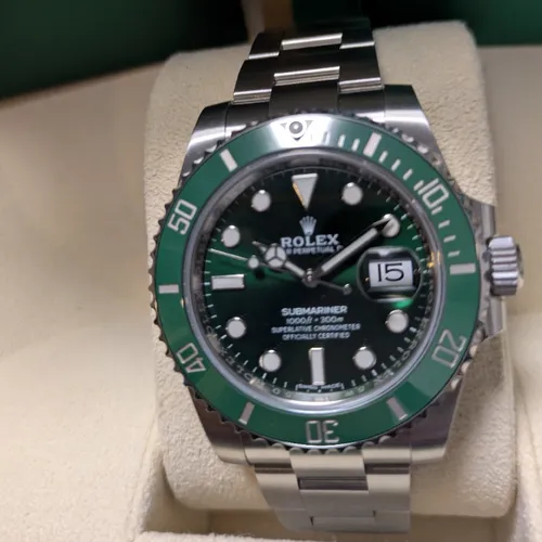 116610LV グリーン  ステンレススチール オイスターブレス