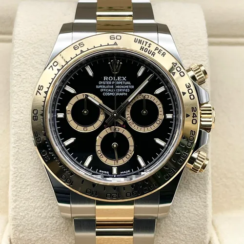 126503 ブラック ステンレススチール+イエローゴールド 