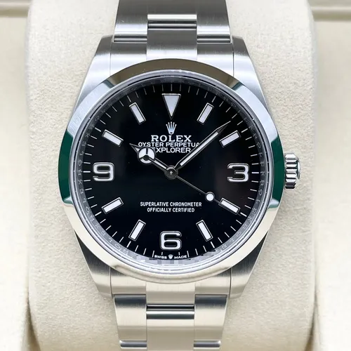 124270 ブラック ステンレススチール オイスターブレス