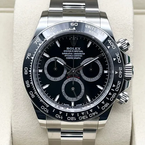 126500LN ブラック ステンレススチール オイスターブレス