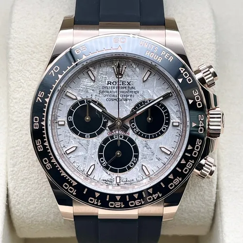 126515LN メテオライト＆ブラック オイスターフレックス-BLACKブレスレット 