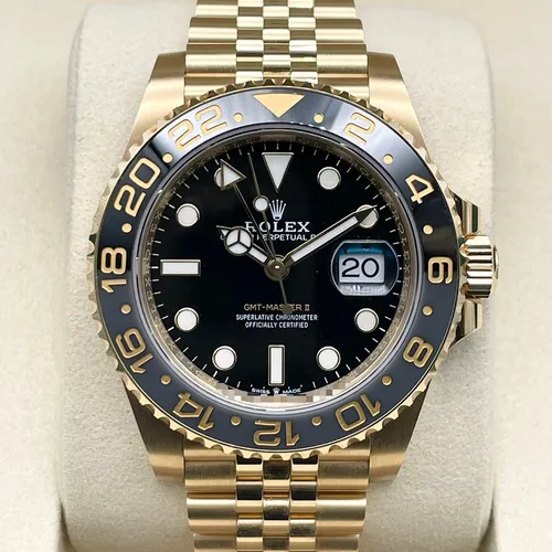 126718GRNR ブラック イエローゴールド ジュビリーブレス