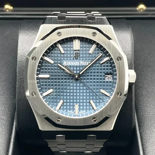 オートマティック 15500ST.OO.1220ST.01 ブルー ステンレススチール