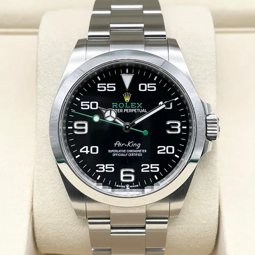 126900 ブラック ステンレススチール オイスターブレス