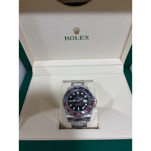 126710BLRO 赤青ベゼル ステンレススチール オイスターブレス  40mm