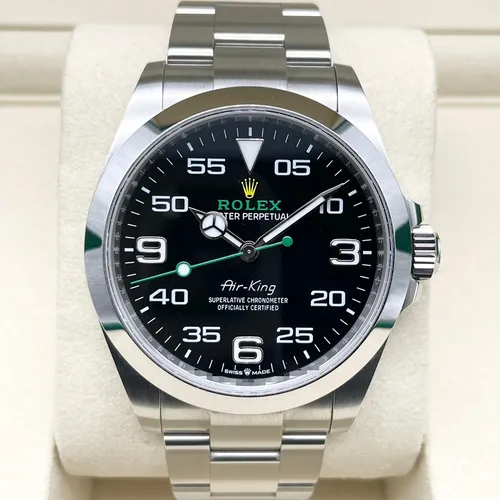 126900 ブラック ステンレススチール オイスターブレス