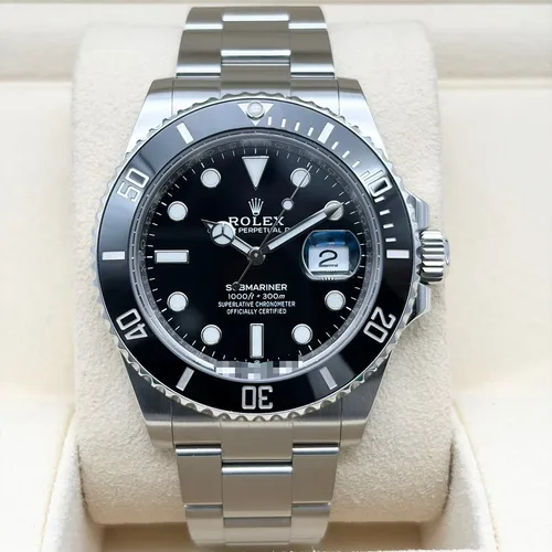 126610LN ブラック ステンレススチール 41mm