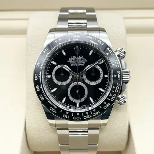 126500LN ブラック ステンレススチール オイスターブレス