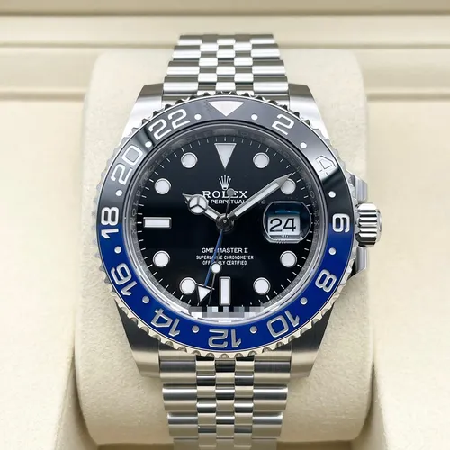 126710BLNR  青黒ベゼル ジュビリーブレス