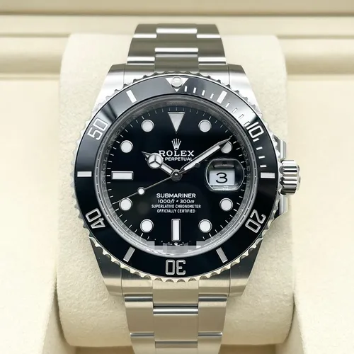 126610LN ブラック ステンレススチール 41mm