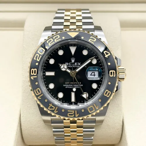 126713GRNR ブラック ステンレススチール+イエローゴールド ジュビリーブレス