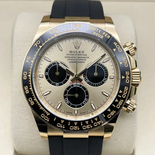 126518LN ゴールデン・ブライトブラック オイスターフレックスブレスレット