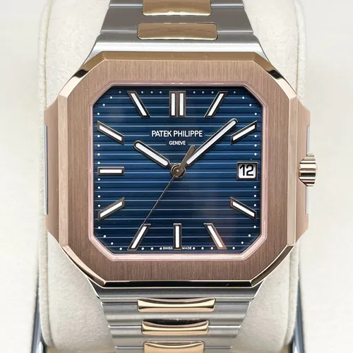 5821/1AR-001 ブルー ステンレススチール＆ローズゴールド