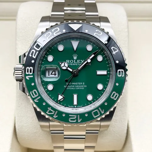 126729VTNR グリーンセラミック オイスターブレスレット 