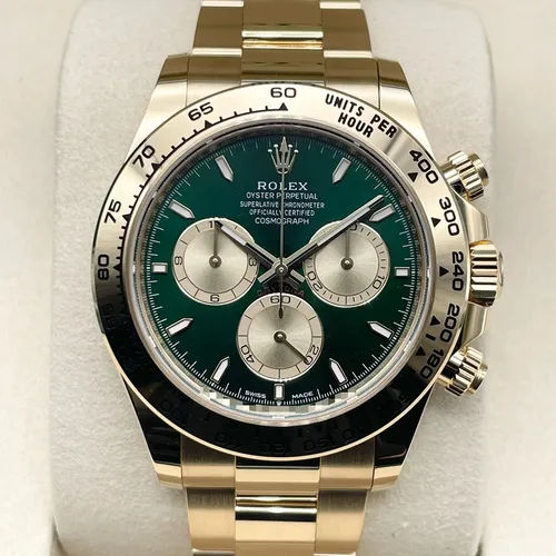 126508 ブライトグリーンとゴールデン オイスターブレス イエローゴールド