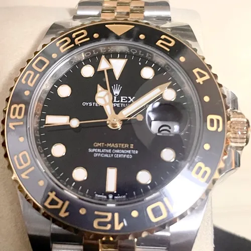 126713GRNR ブラック ステンレススチール+イエローゴールド ジュビリーブレス