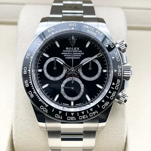 126500LN ブラック ステンレススチール オイスターブレス