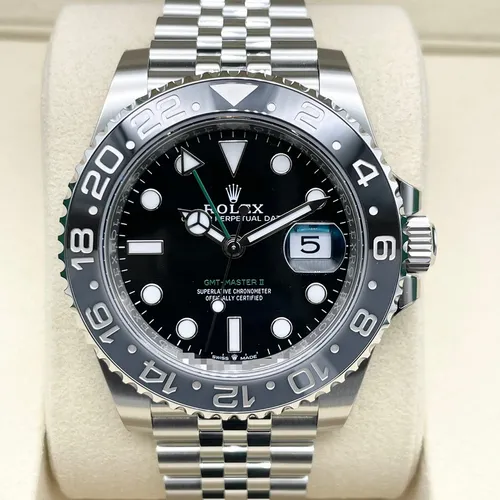 126710GRNR ブラック ステンレススチール ジュビリーブレス