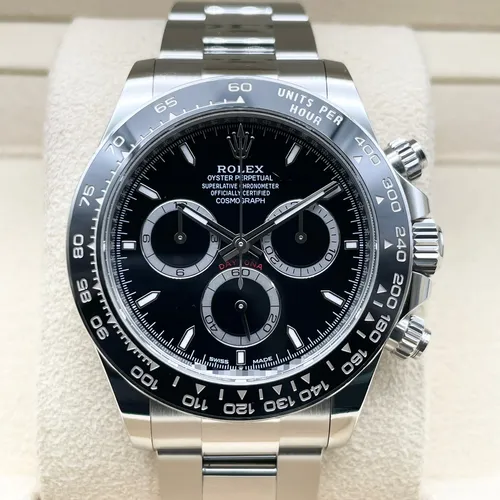 126500LN ブラック ステンレススチール オイスターブレス