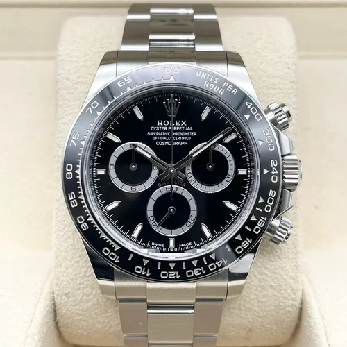 126500LN ブラック ステンレススチール オイスターブレス