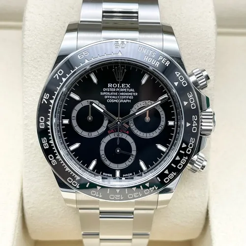 126500LN ブラック ステンレススチール オイスターブレス