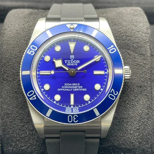 【未使用純正品】TUDOR ステンレススチール 金属ベルト　ブルー保護シール付 チューダーをどこよりも安く購入【プレミアバリューフリマ】