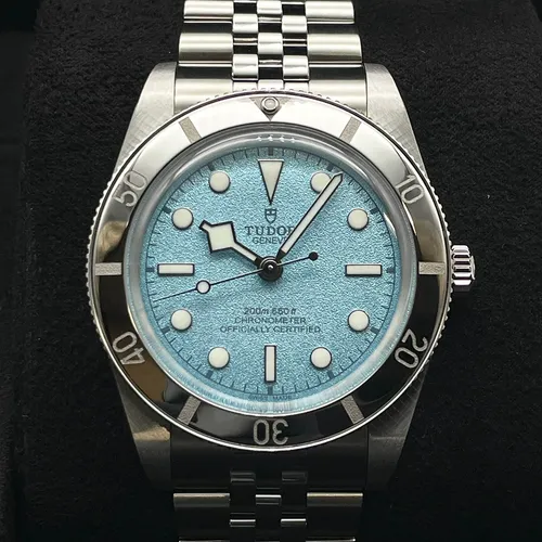 【未使用純正品】TUDOR ステンレススチール 金属ベルト　ブルー保護シール付 チューダーをどこよりも安く購入【プレミアバリューフリマ】