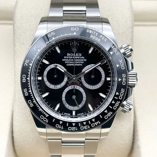 126500LN ブラック ステンレススチール オイスターブレス