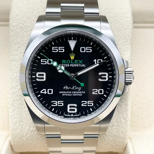 126900 ブラック ステンレススチール オイスターブレス