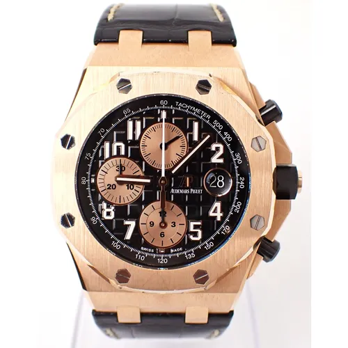 クロノグラフ 26470OR.OO.A002CR.02 ブラック ピンクゴールド 42mm