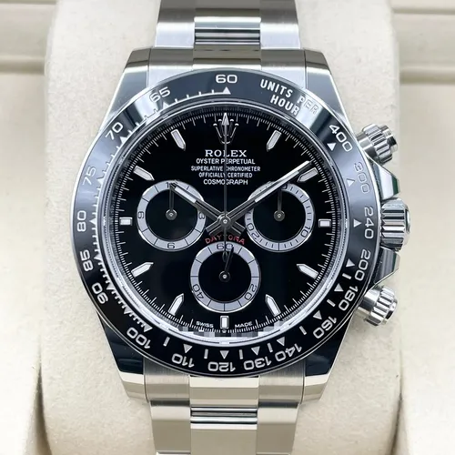 126500LN ブラック ステンレススチール オイスターブレス