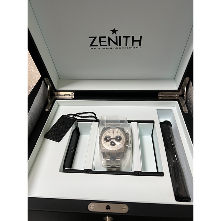 ZENITH ゼニス 純正 時計ボックス 1円スタート売り切り☆ゼニス 純正BOX☆冊子付き【00395】 ゼニス (さ