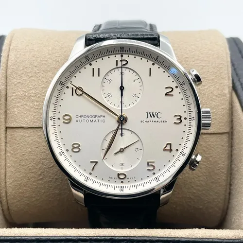 IW371604 クロノグラフ ホワイト ステンレススチール 41mm 