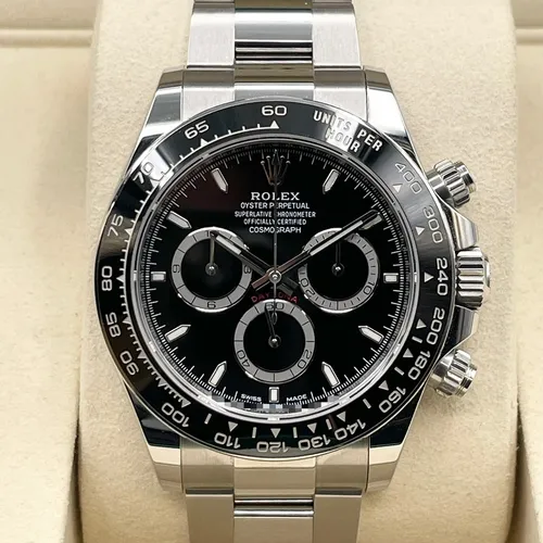 126500LN ブラック ステンレススチール オイスターブレス